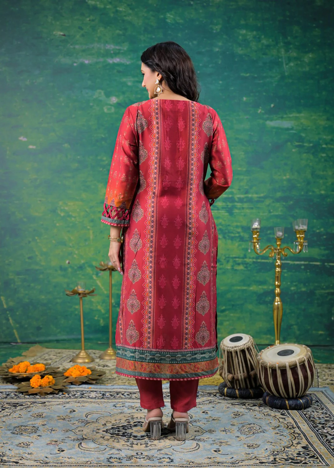Rabha Ruby Printed Suit Set - Image 3
