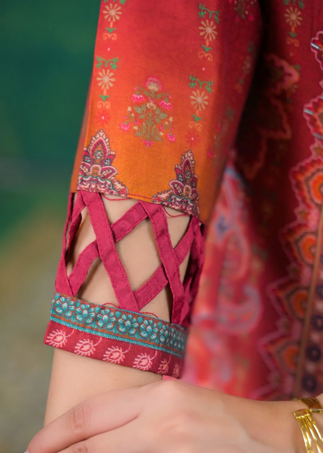 Rabha Ruby Printed Suit Set - Image 8