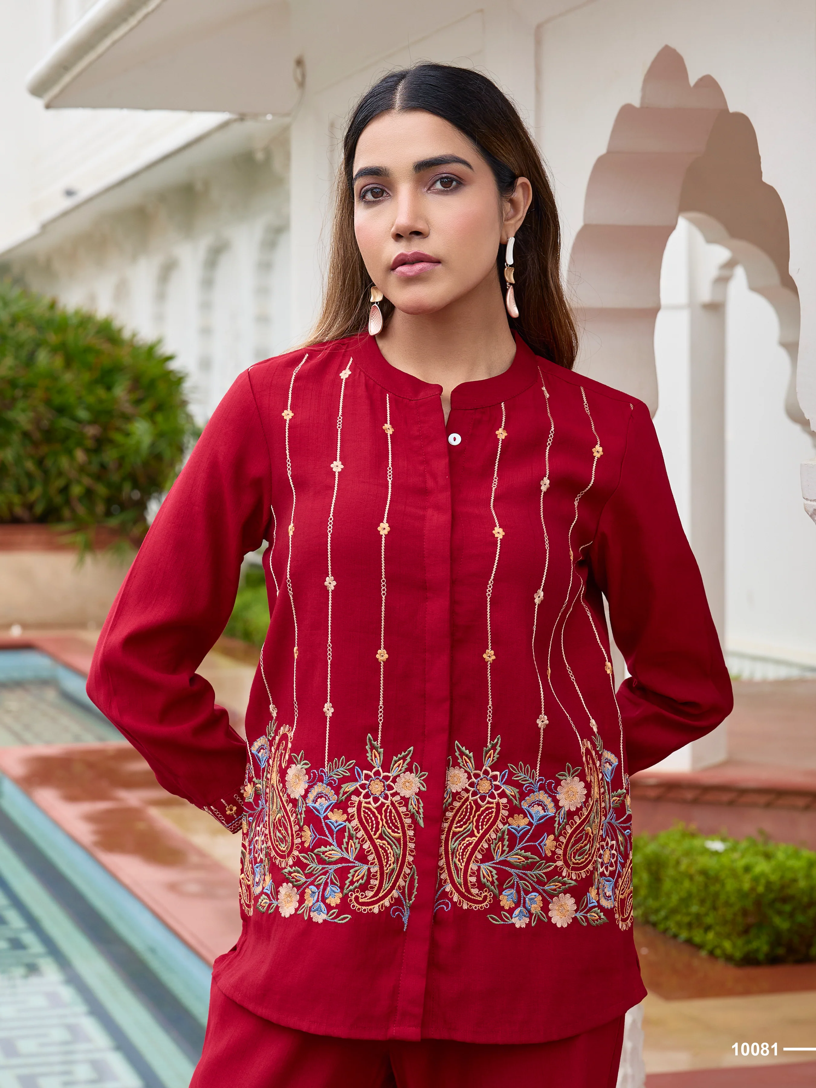 Opela Vermi Embroidery Co-ord set - Image 2