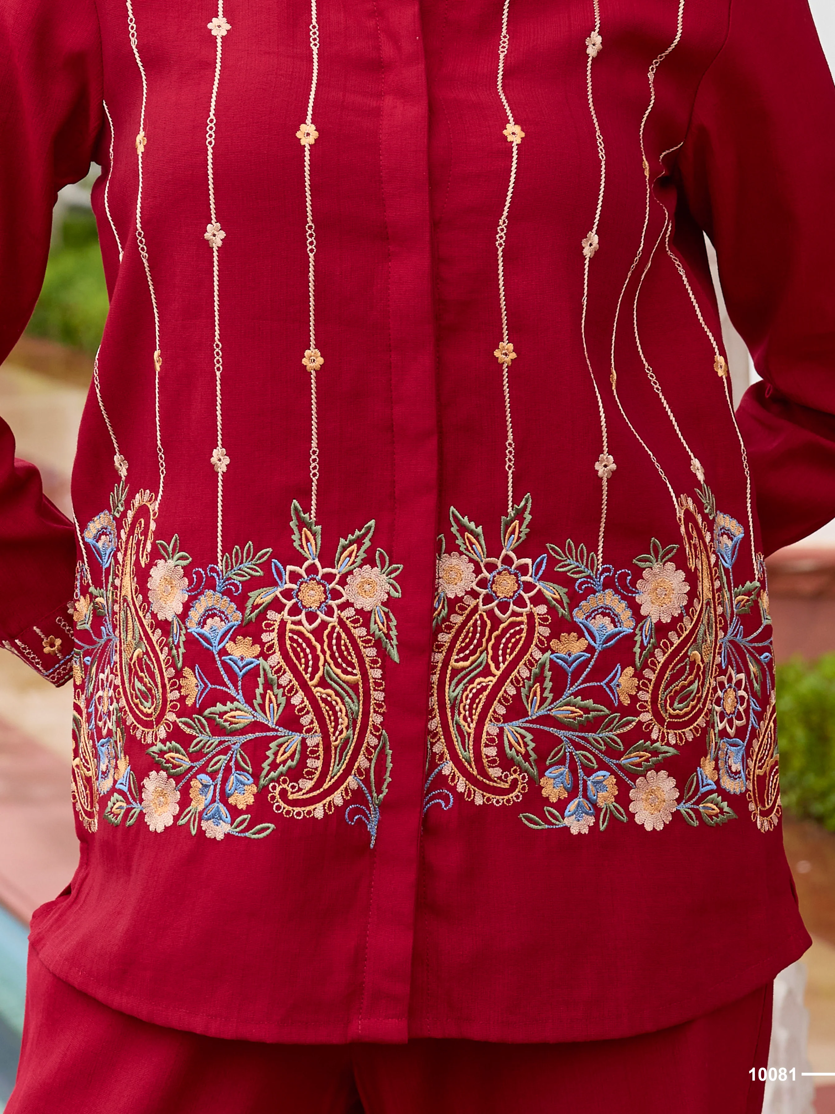 Opela Vermi Embroidery Co-ord set - Image 4