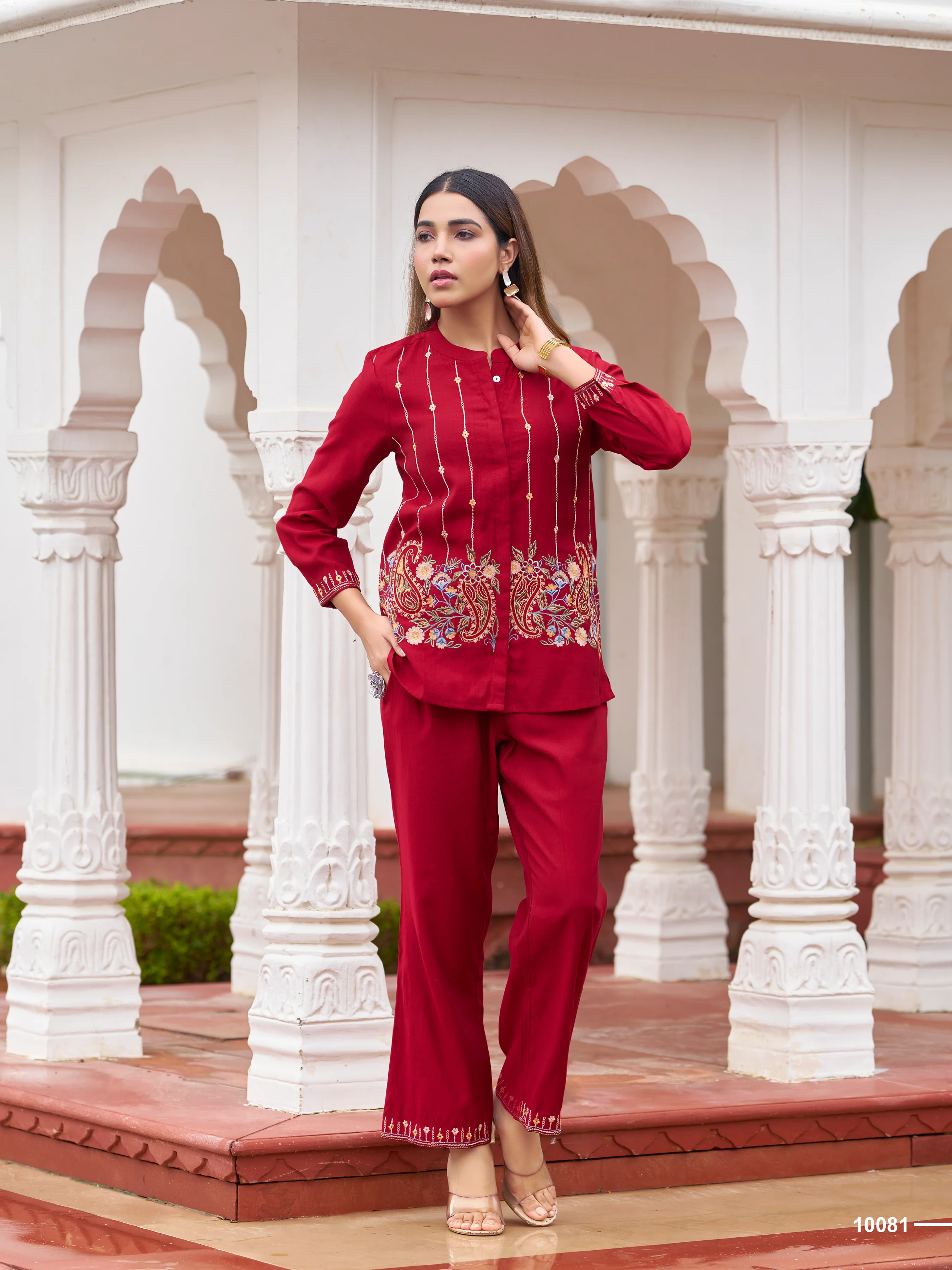 Opela Vermi Embroidery Co-ord set - Image 5