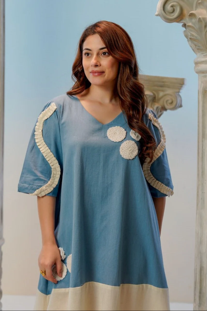 Tatva Tiffany Cotton Dress - Image 2