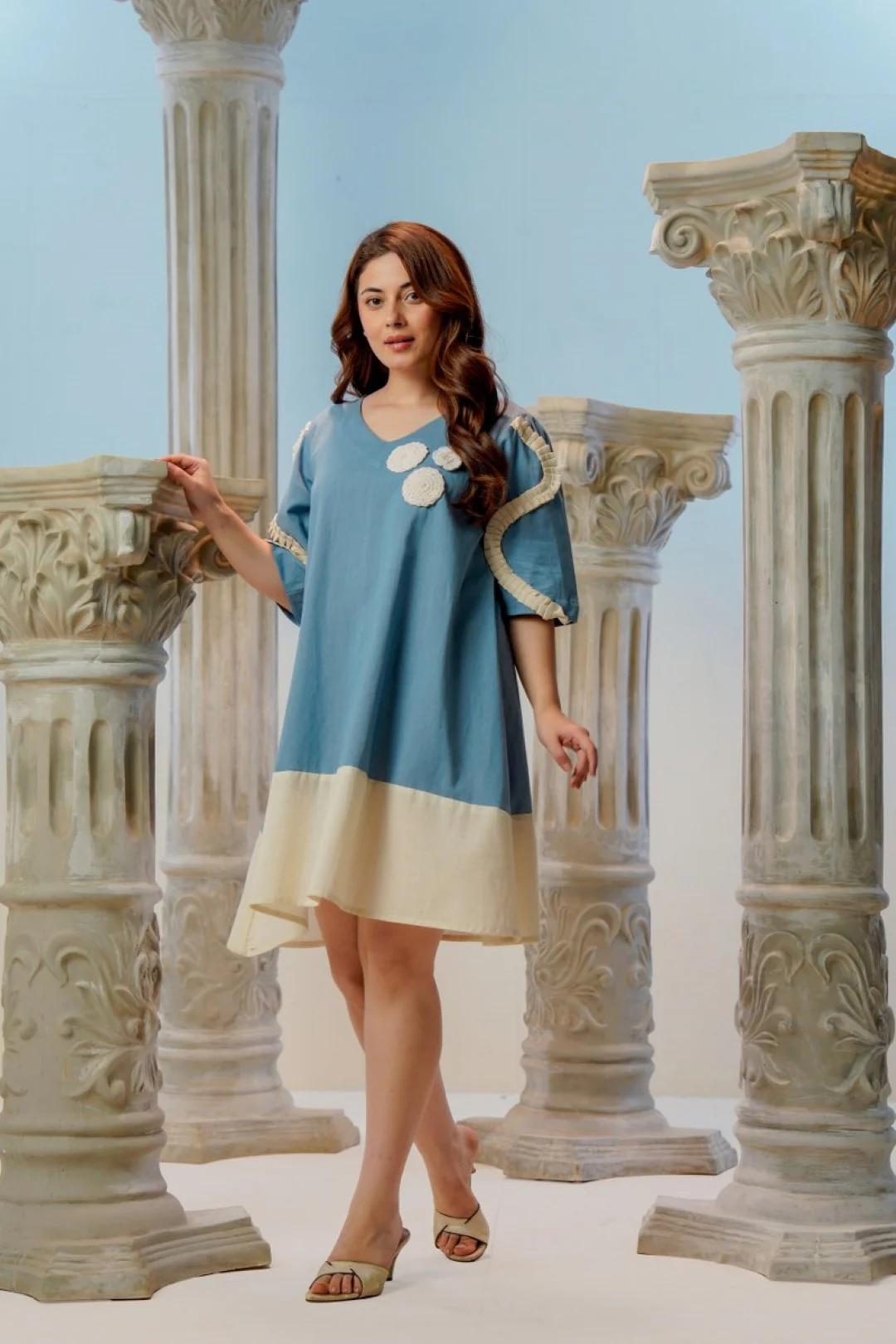 Tatva Tiffany Cotton Dress - Image 6