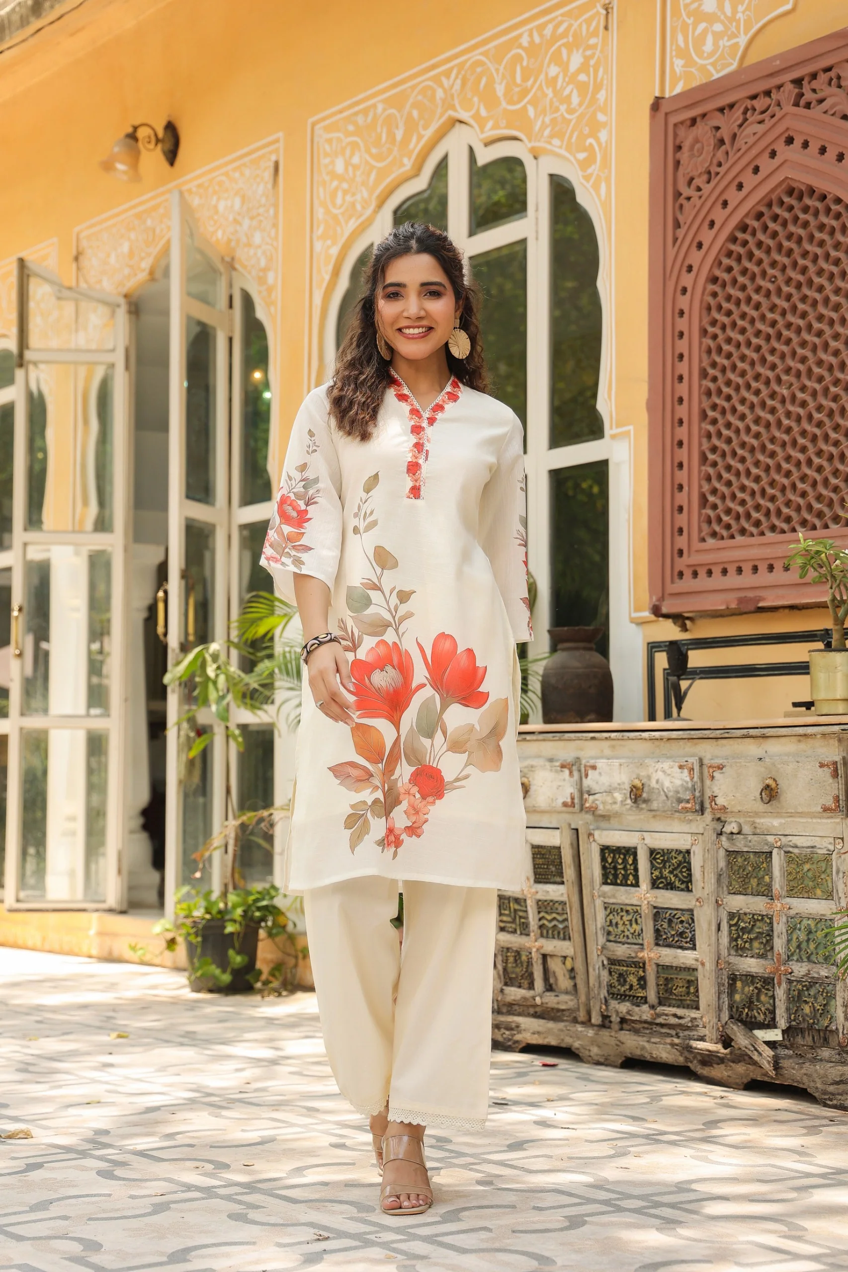 Vastramaya Raffles Cotton Printed Co-ord Set - Image 3