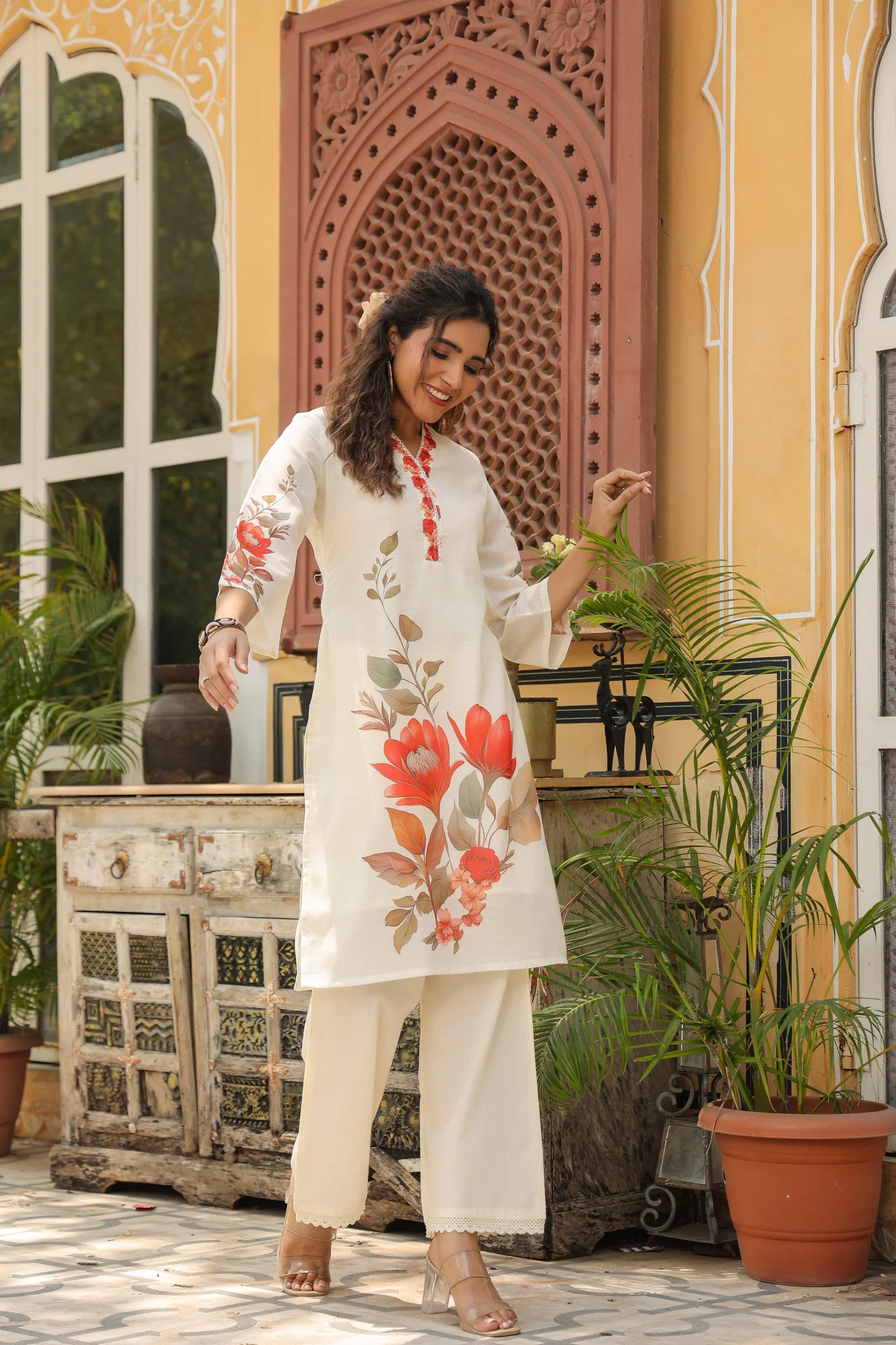 Vastramaya Raffles Cotton Printed Co-ord Set - Image 6
