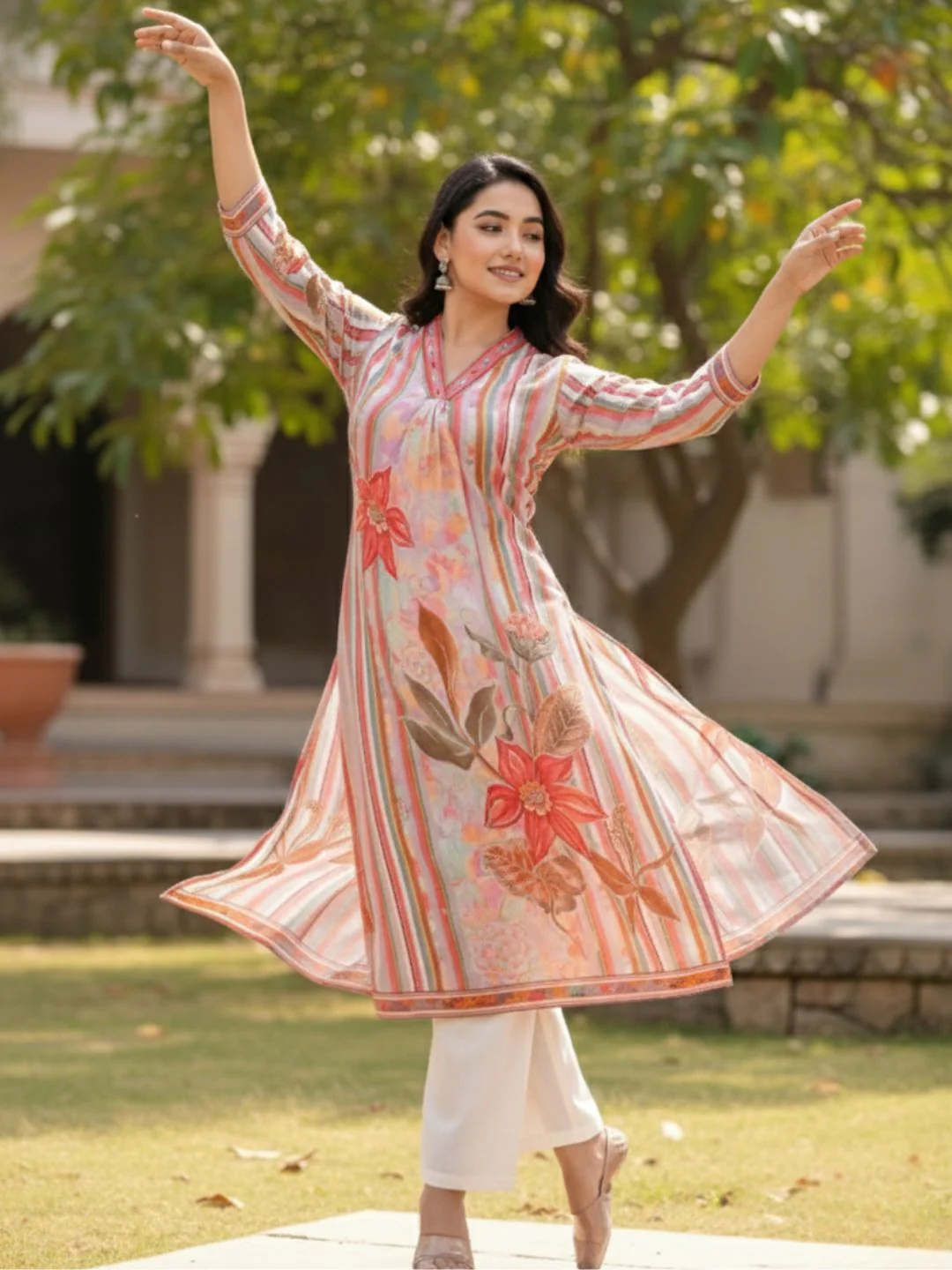 Maurya vivid cotton Kurta Pant set - Image 14