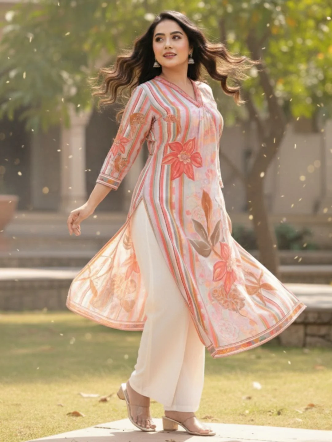 Maurya vivid cotton Kurta Pant set - Image 17