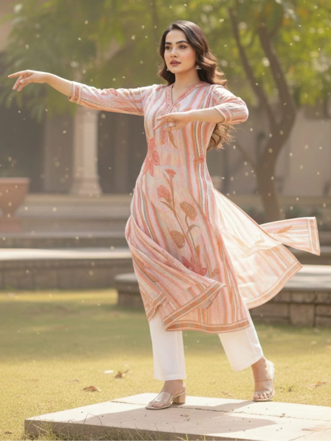Maurya vivid cotton Kurta Pant set - Image 18