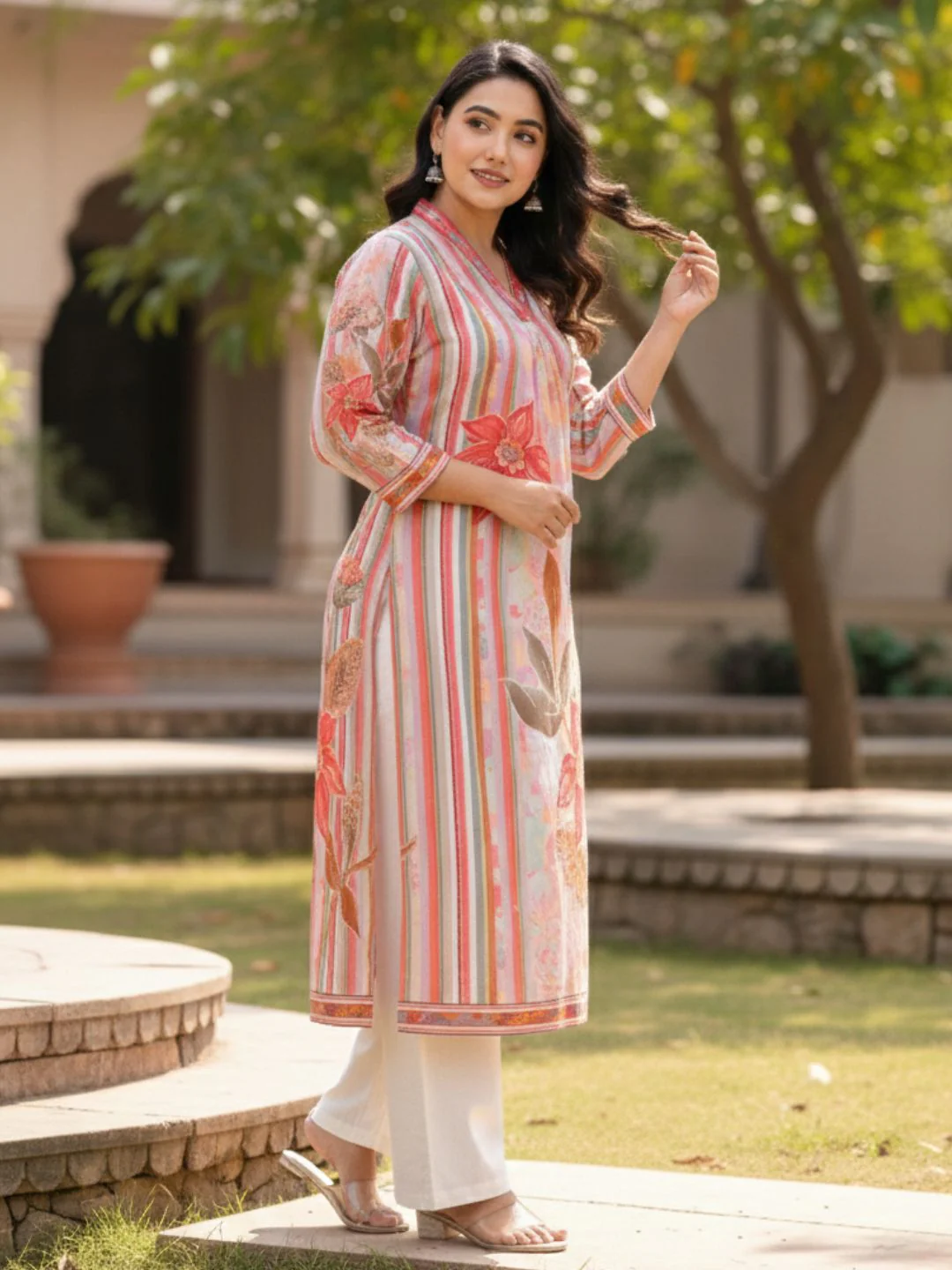 Maurya vivid cotton Kurta Pant set - Image 8