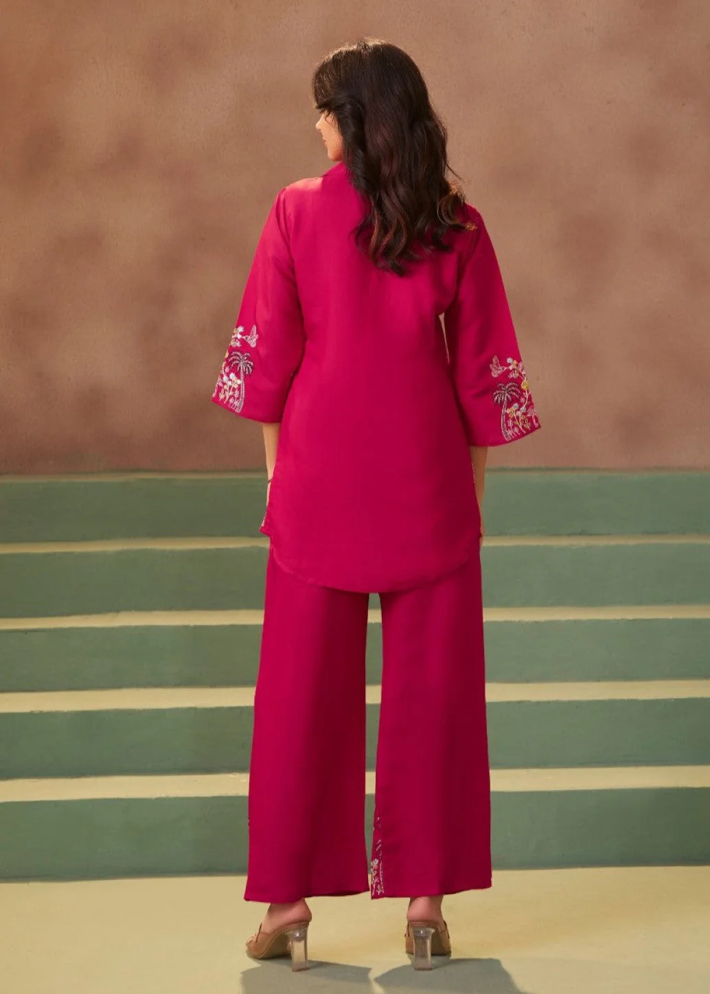 Tiesta Carmine work Co-ord set - Image 3