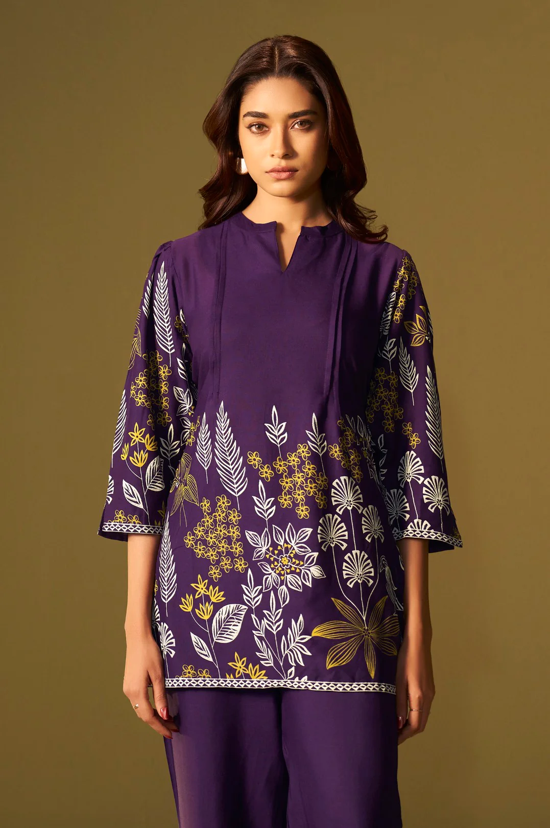 Trisha thistle printed co-ord set - Image 2