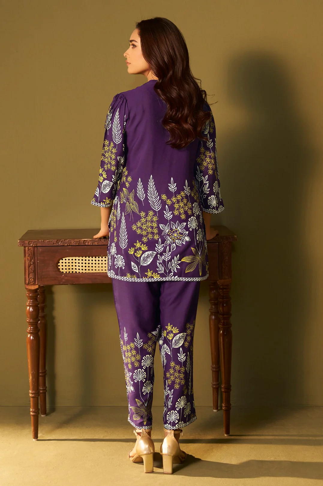 Trisha thistle printed co-ord set - Image 3