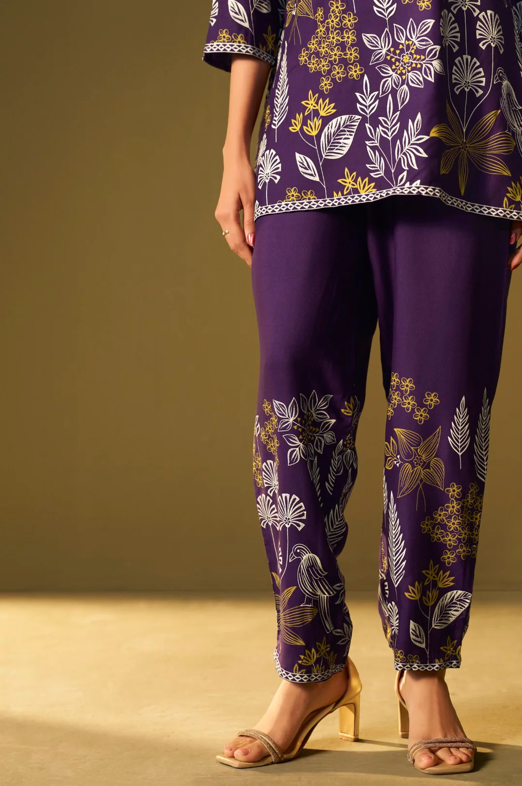 Trisha thistle printed co-ord set - Image 4