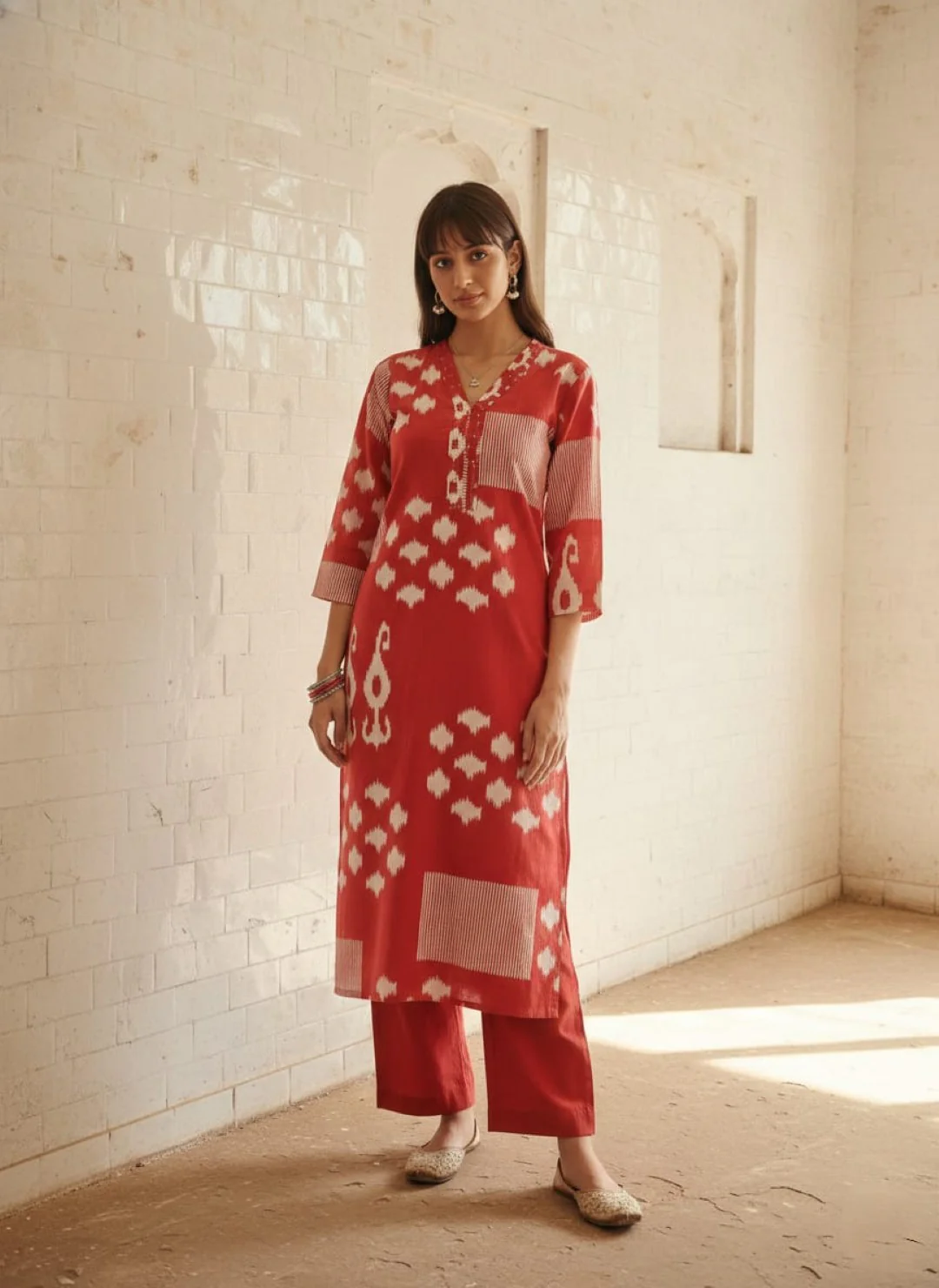 Swades vermi cotton kurta pant set - Image 4