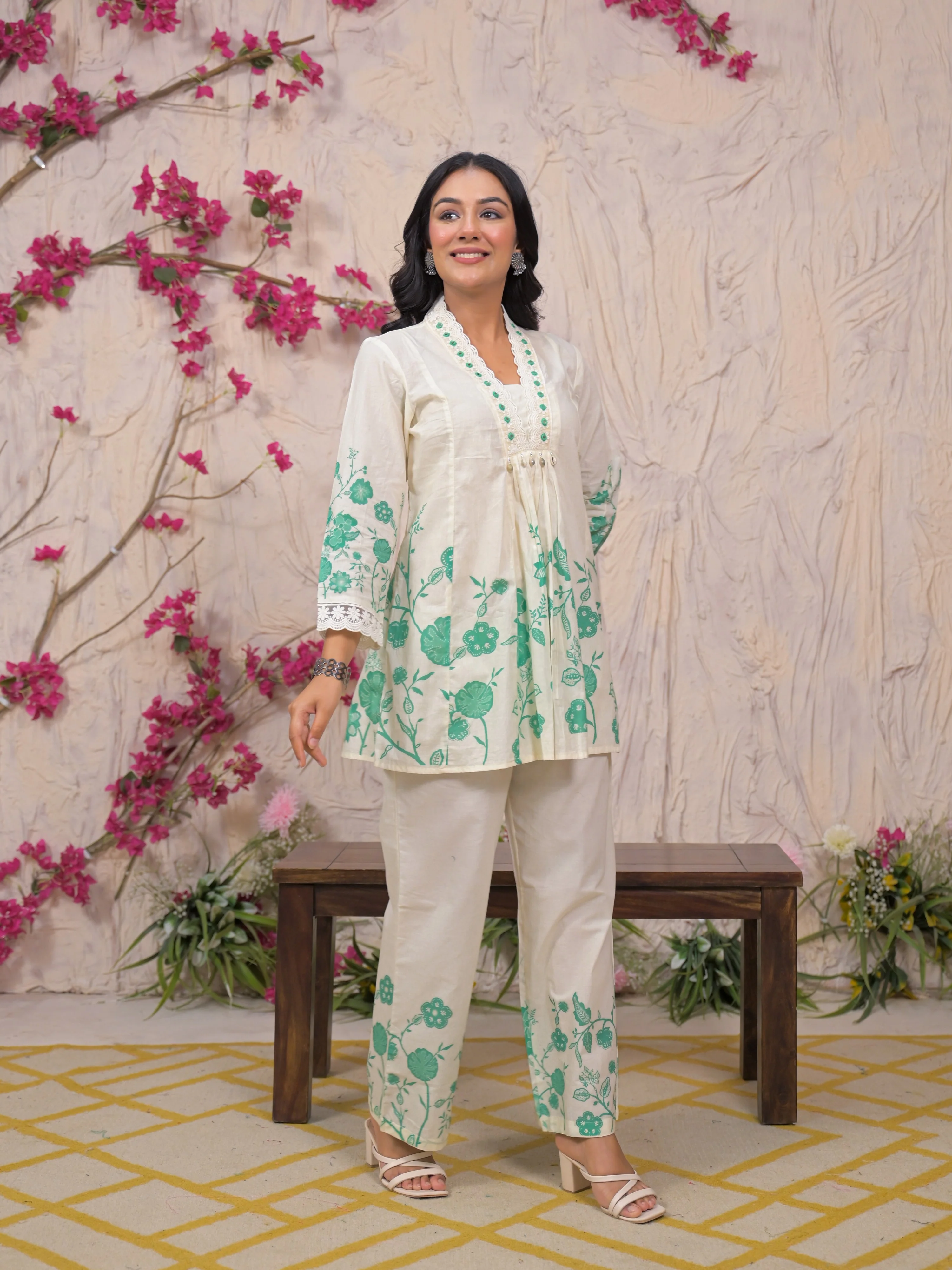 Bali Fern Cotton Co-ord Set - Image 5