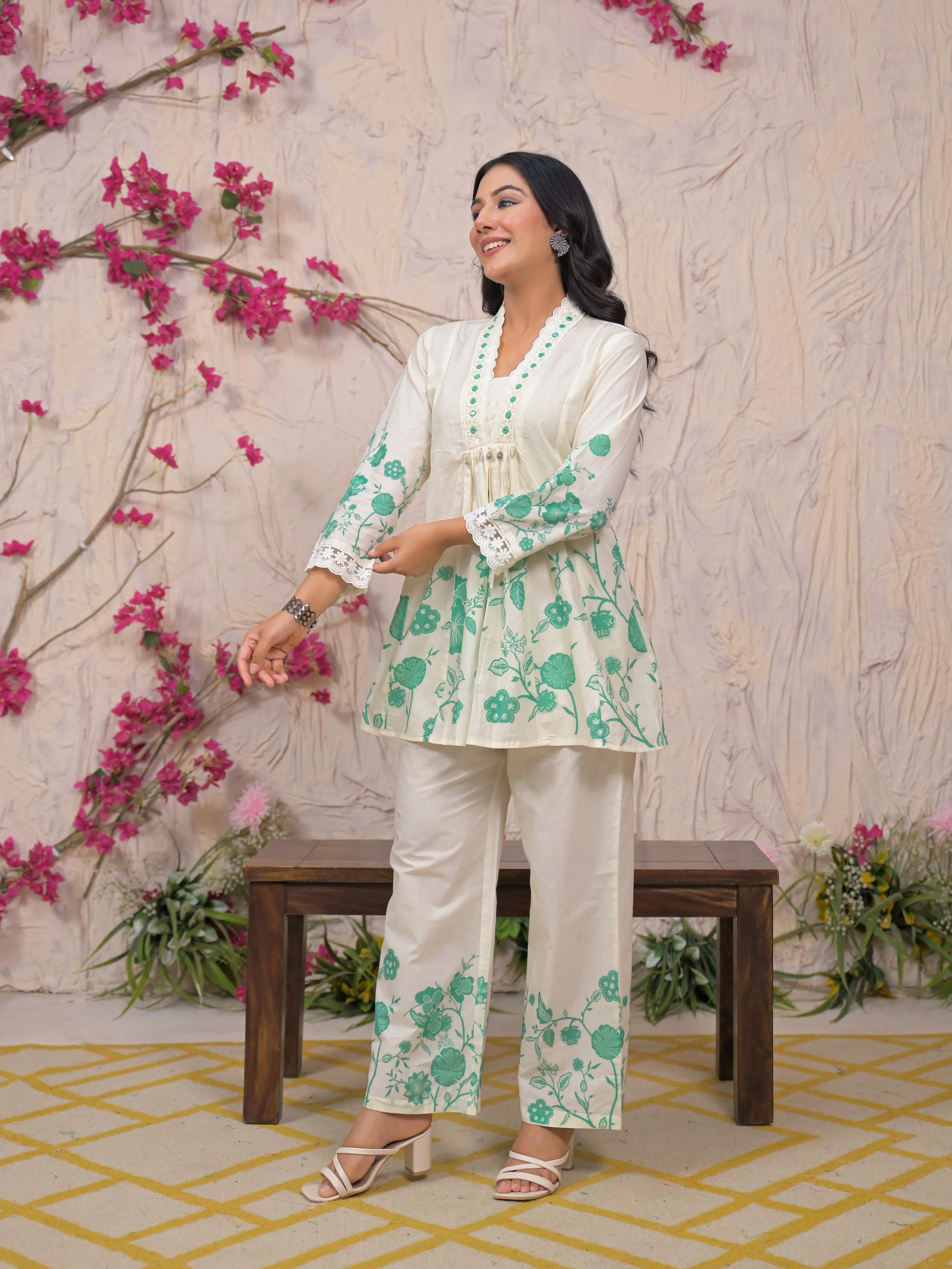 Bali Fern Cotton Co-ord Set - Image 6