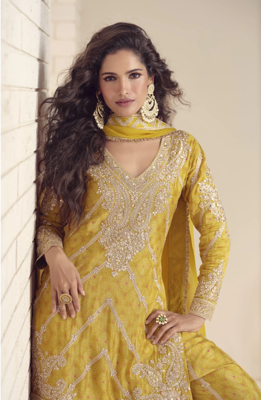 Koyal Amber Full Work Gharara set - Image 2