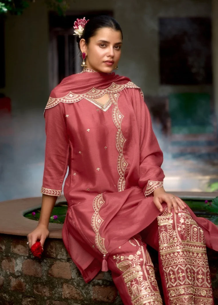 Barista Rust Full embroidery suit set - Image 2