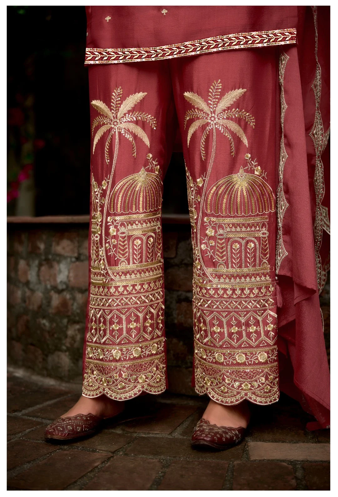Barista Rust Full embroidery suit set - Image 5
