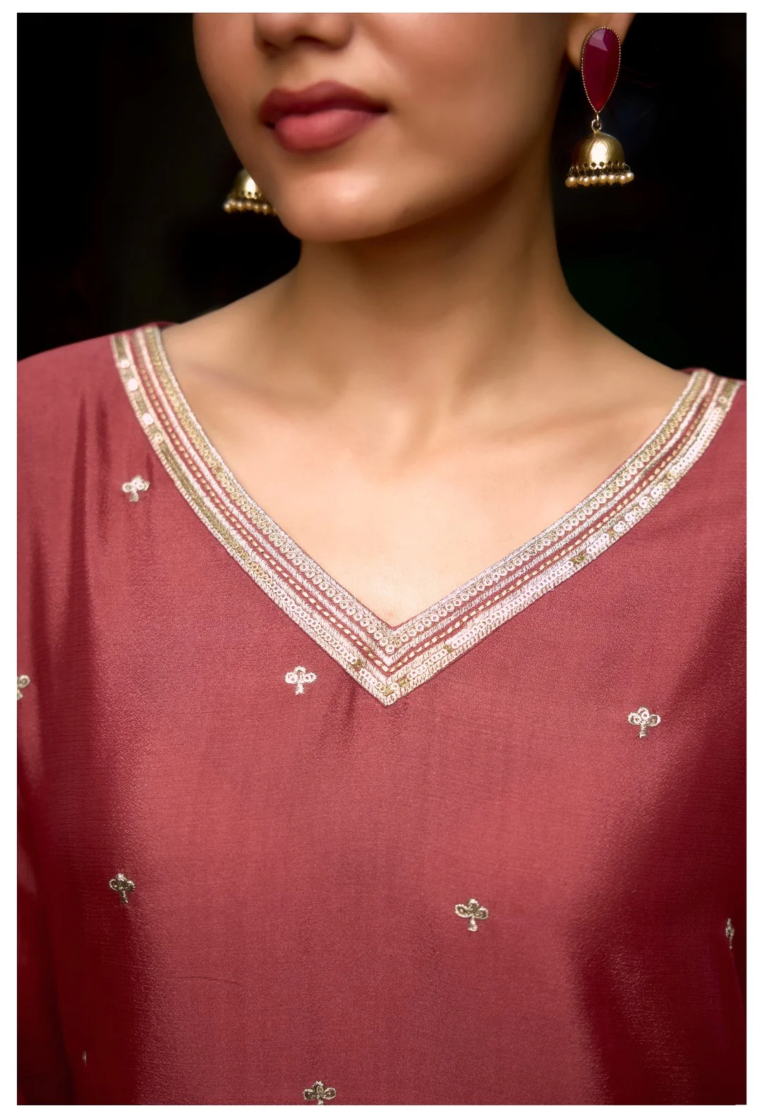 Barista Rust Full embroidery suit set - Image 7