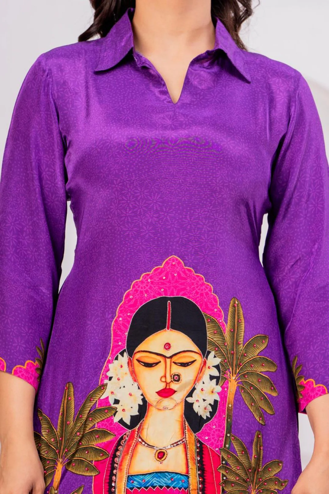 Maurya Claret Printed Co-ord Set - Image 10