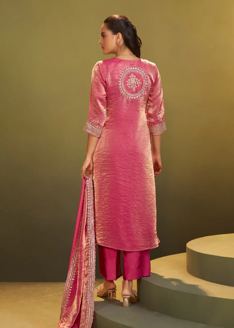 Jagriti Rose Full Work Suit set - Image 3
