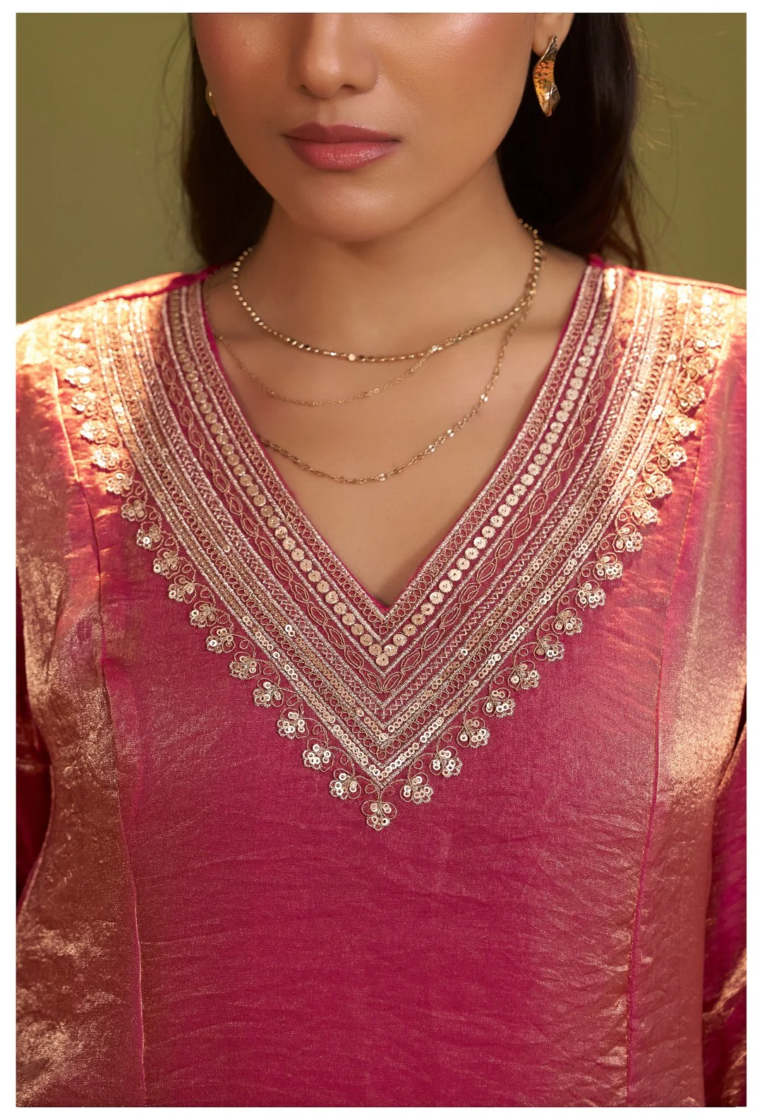 Jagriti Rose Full Work Suit set - Image 4