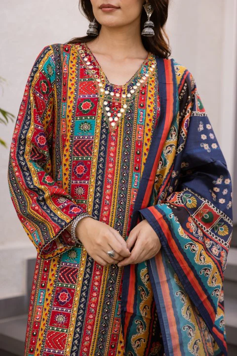 Kabool Azuvibe Cotton Suit set - Image 5