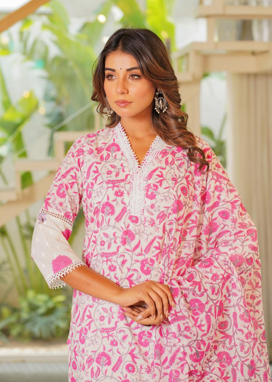 Napoly Rose Cotton Suit Set - Image 2
