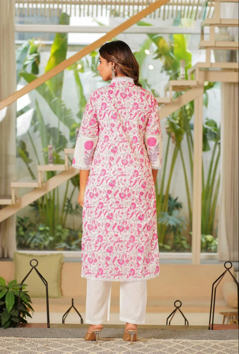 Napoly Rose Cotton Suit Set - Image 3
