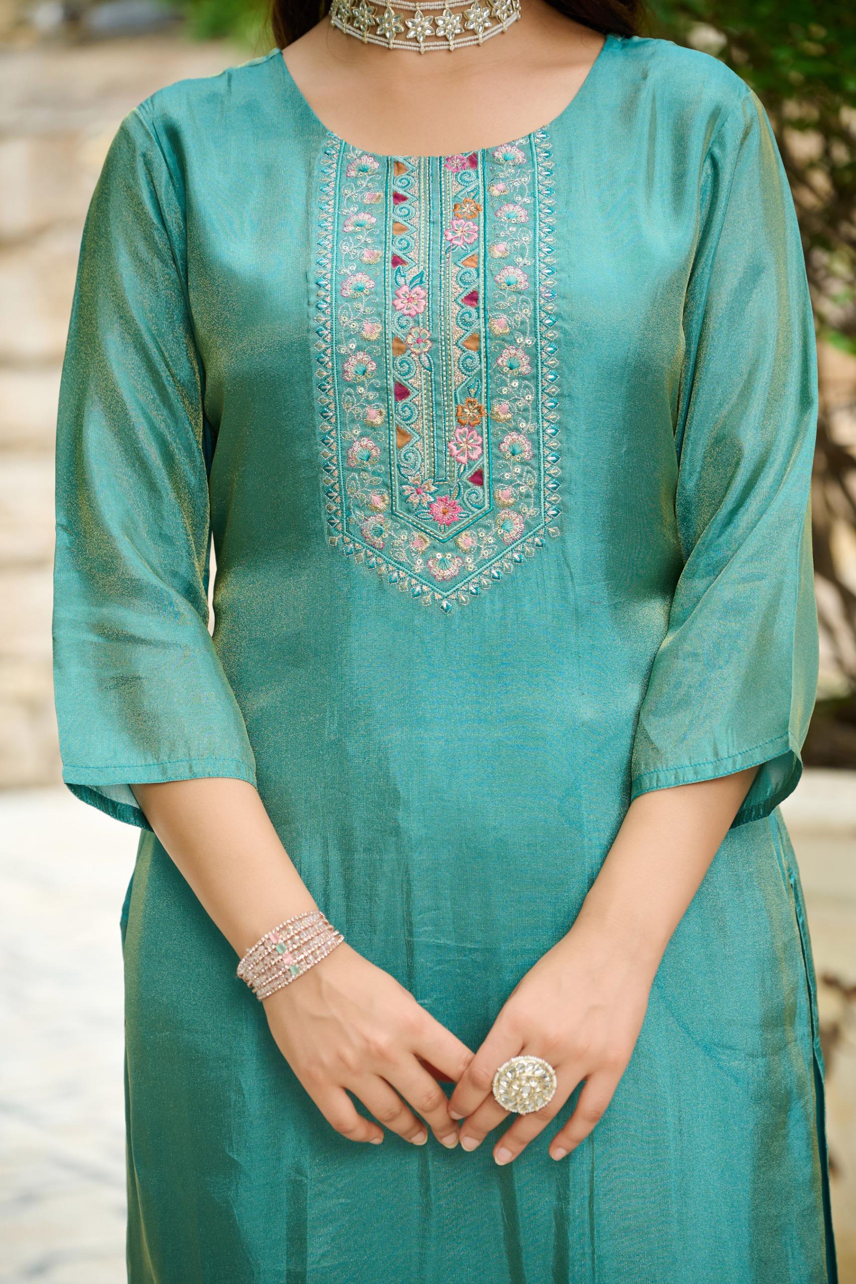 Malti Verdigris Work Suit Set - Image 7