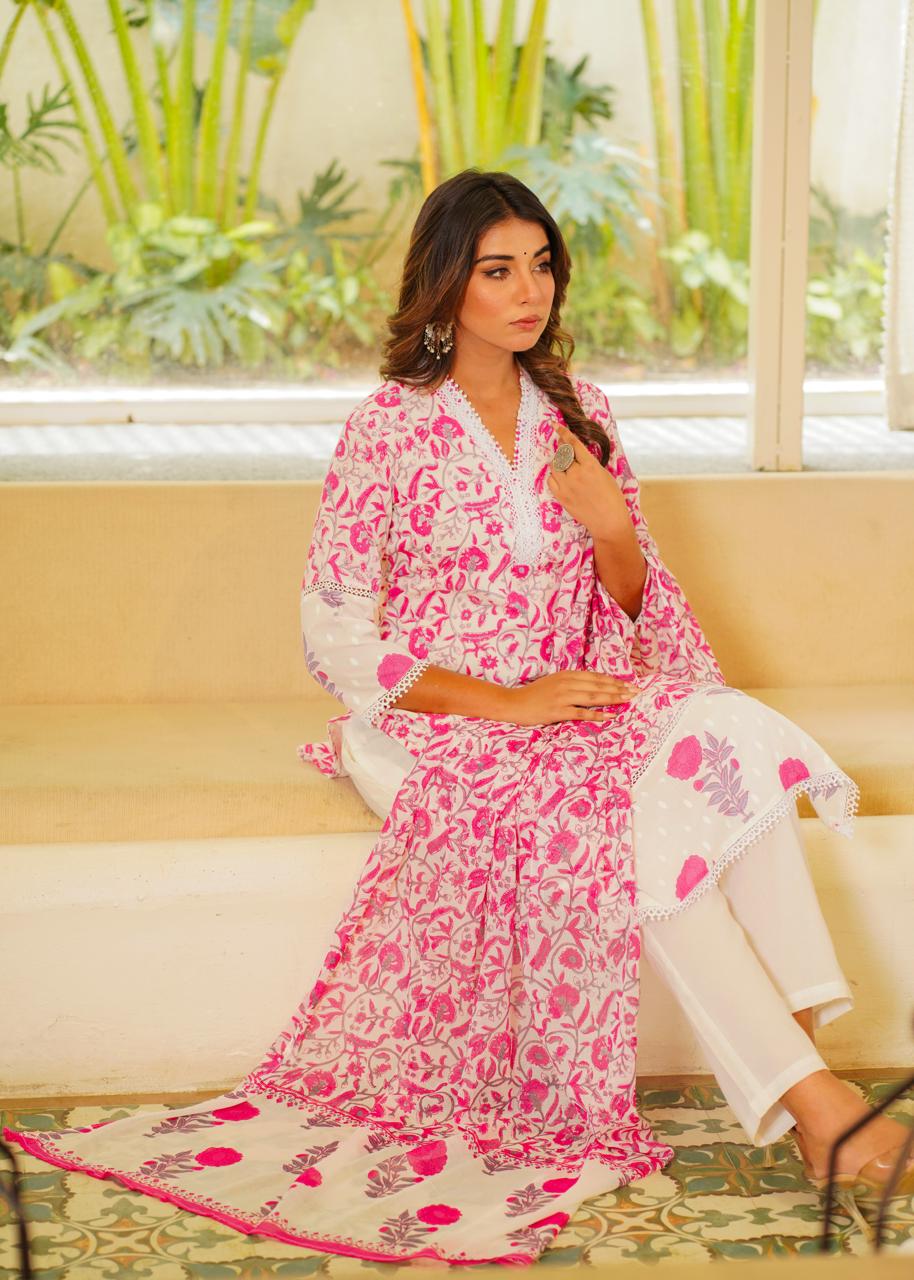 Napoly Rose Cotton Suit Set - Image 5
