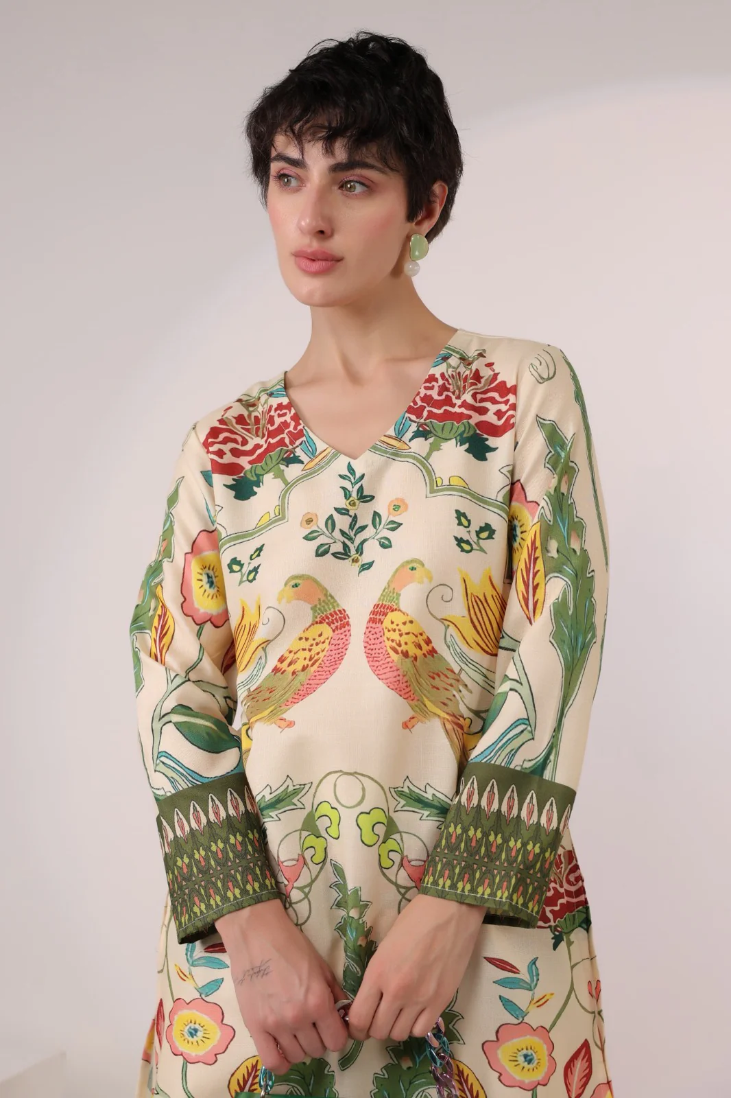 Kara Pickle Cotton Printed Co-ord Set - Image 2