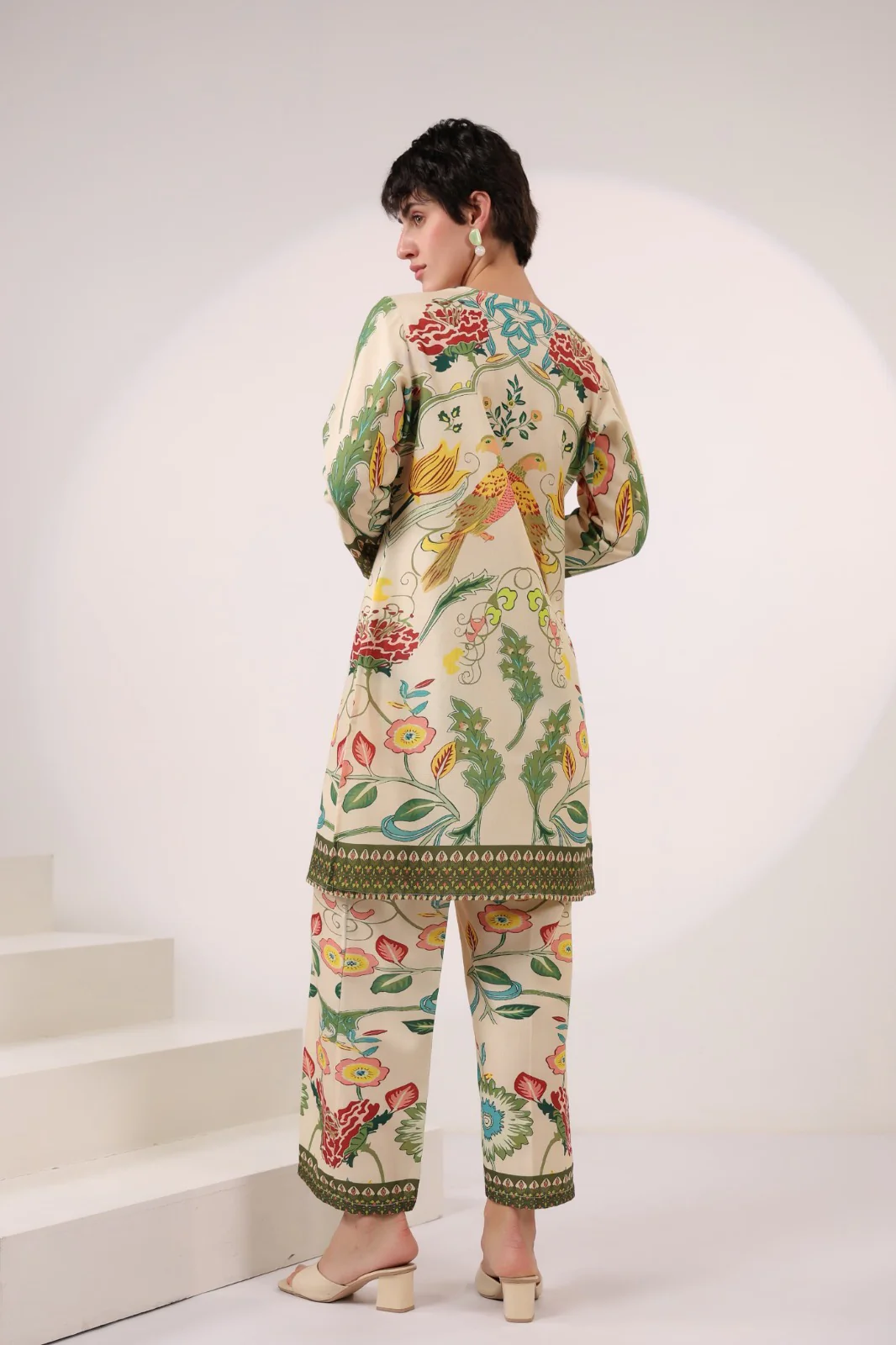 Kara Pickle Cotton Printed Co-ord Set - Image 3