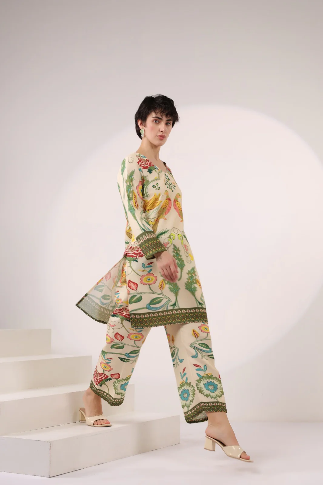 Kara Pickle Cotton Printed Co-ord Set - Image 5