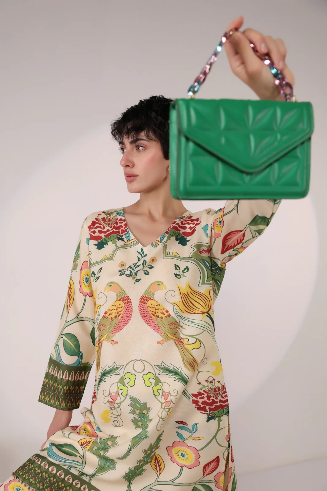 Kara Pickle Cotton Printed Co-ord Set - Image 6