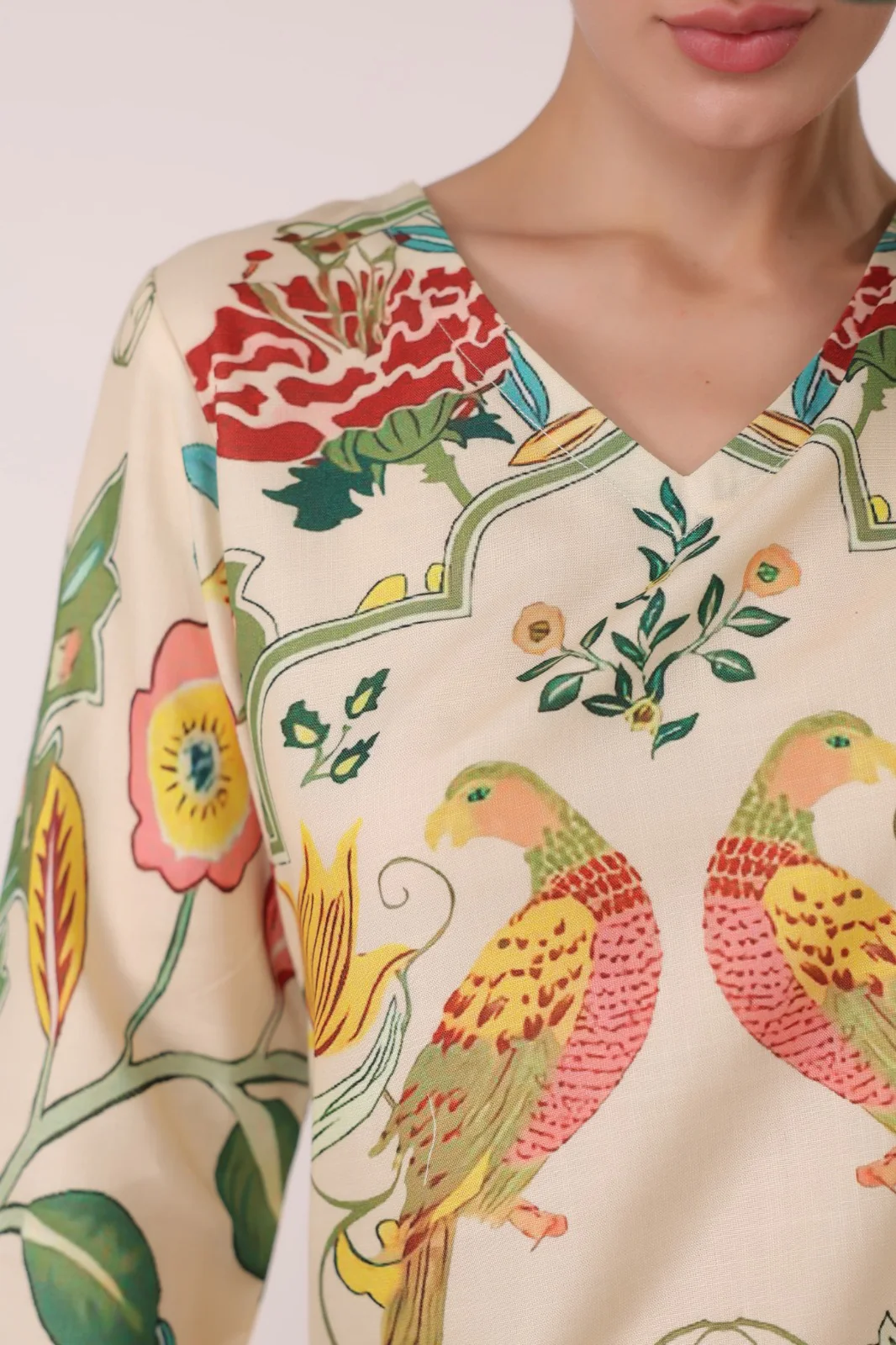 Kara Pickle Cotton Printed Co-ord Set - Image 7