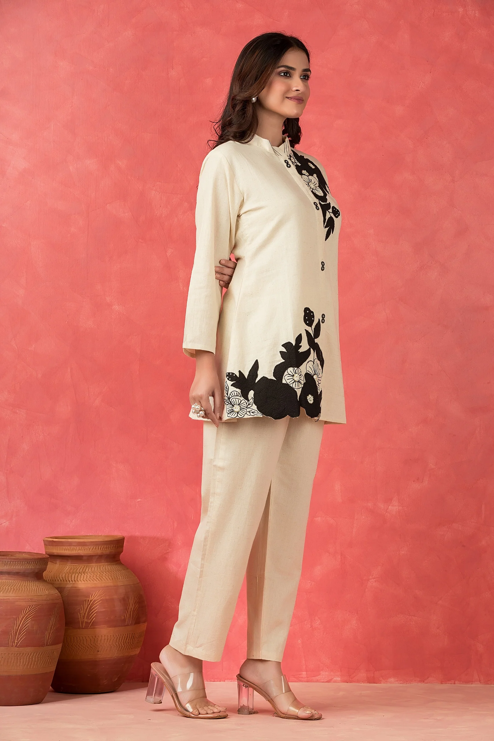 Sabhya Sage Applique Co-ord Set - Image 3