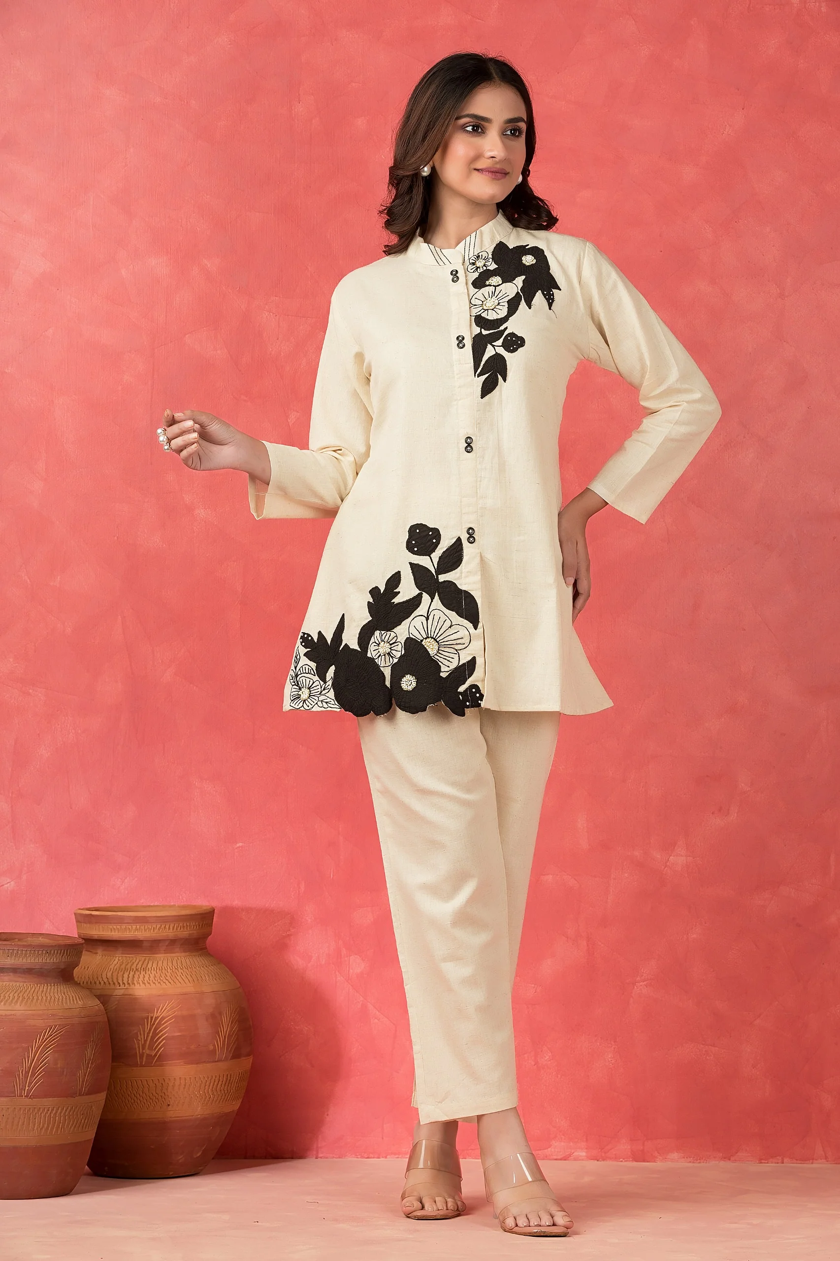 Sabhya Sage Applique Co-ord Set - Image 5