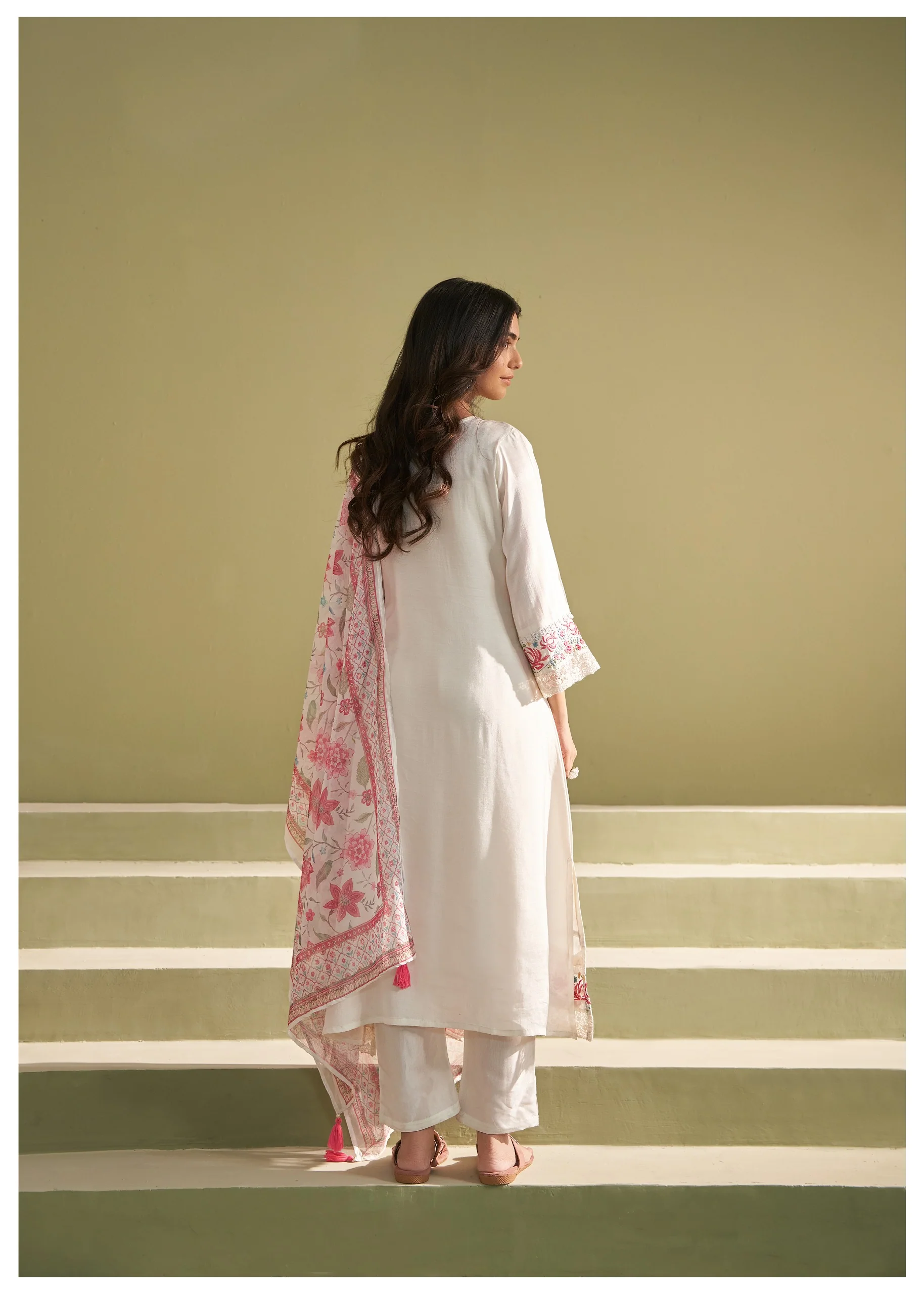 Nadira Misri Embroidered Lawn Suit Set - Image 4