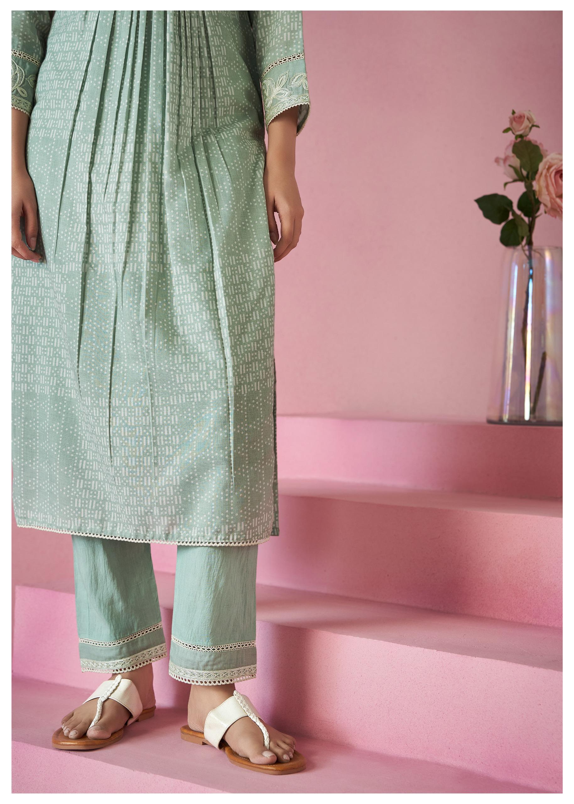 Nadira Laurel Embroidered Lawn Suit Set - Image 4