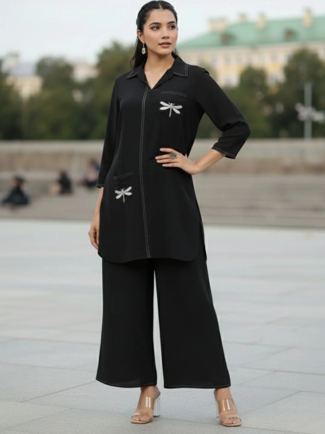 Jayti onyx Butterfly Cotton Co-ord Set - Image 10