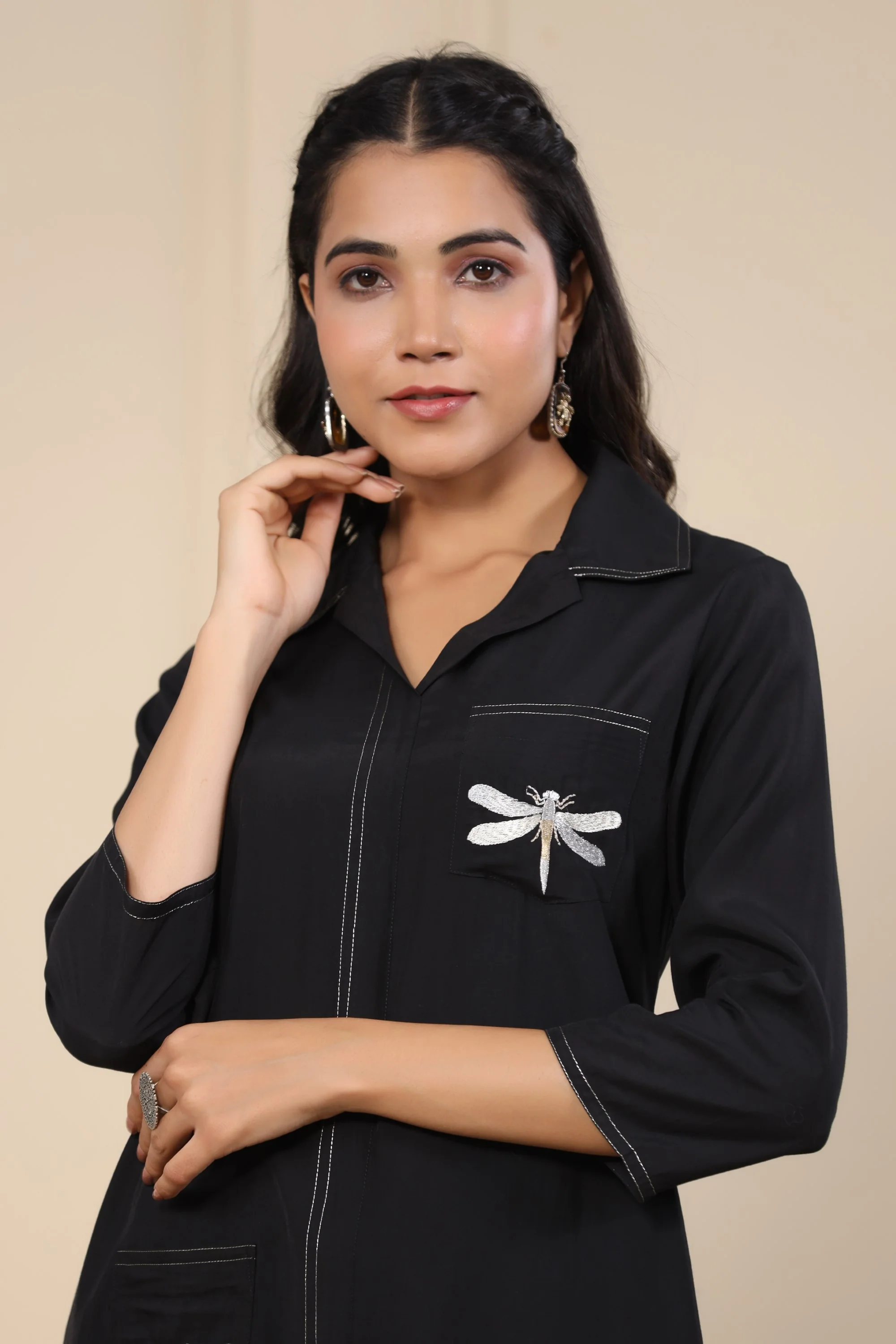 Jayti onyx Butterfly Cotton Co-ord Set - Image 16