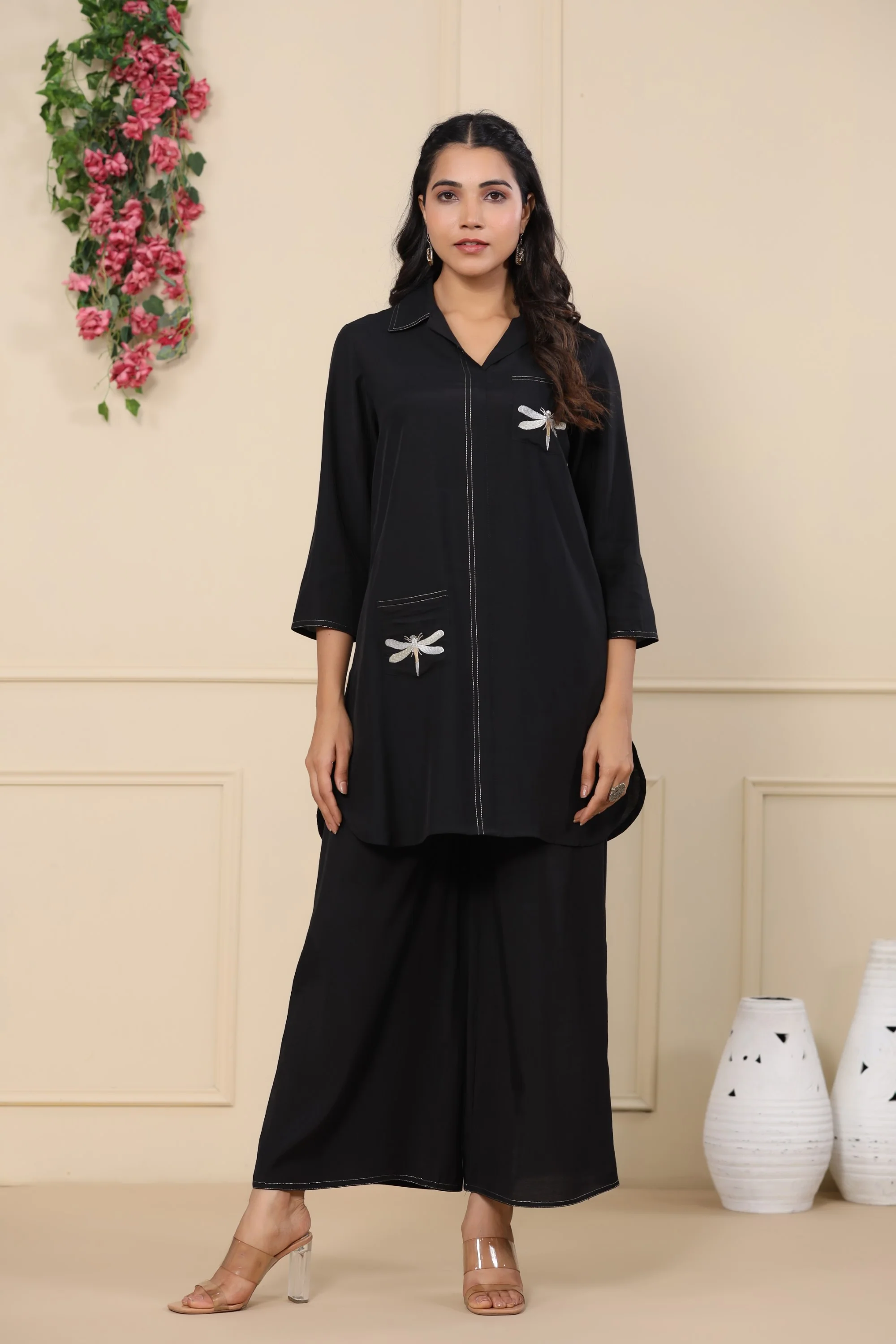 Jayti onyx Butterfly Cotton Co-ord Set - Image 19