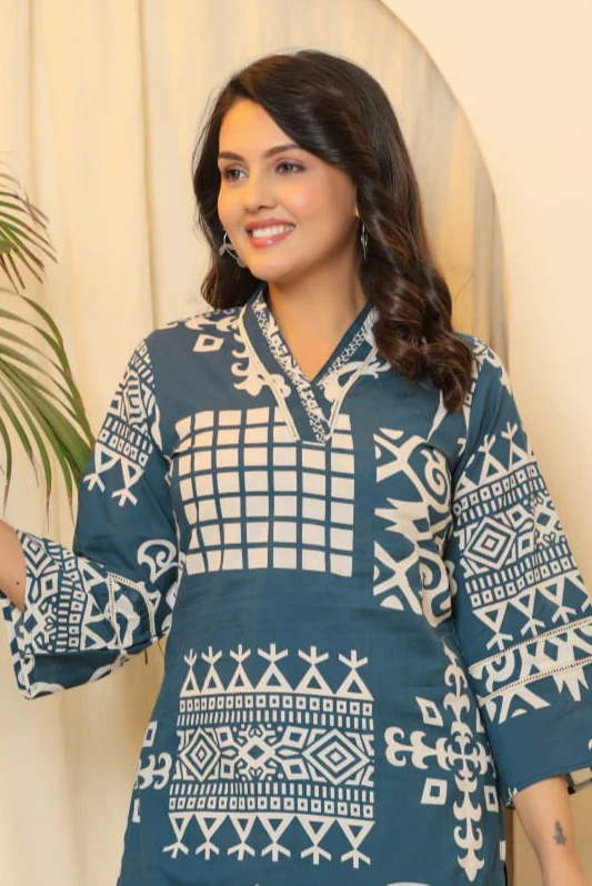 Hardik Hibis Printed Co-ord Set - Image 2