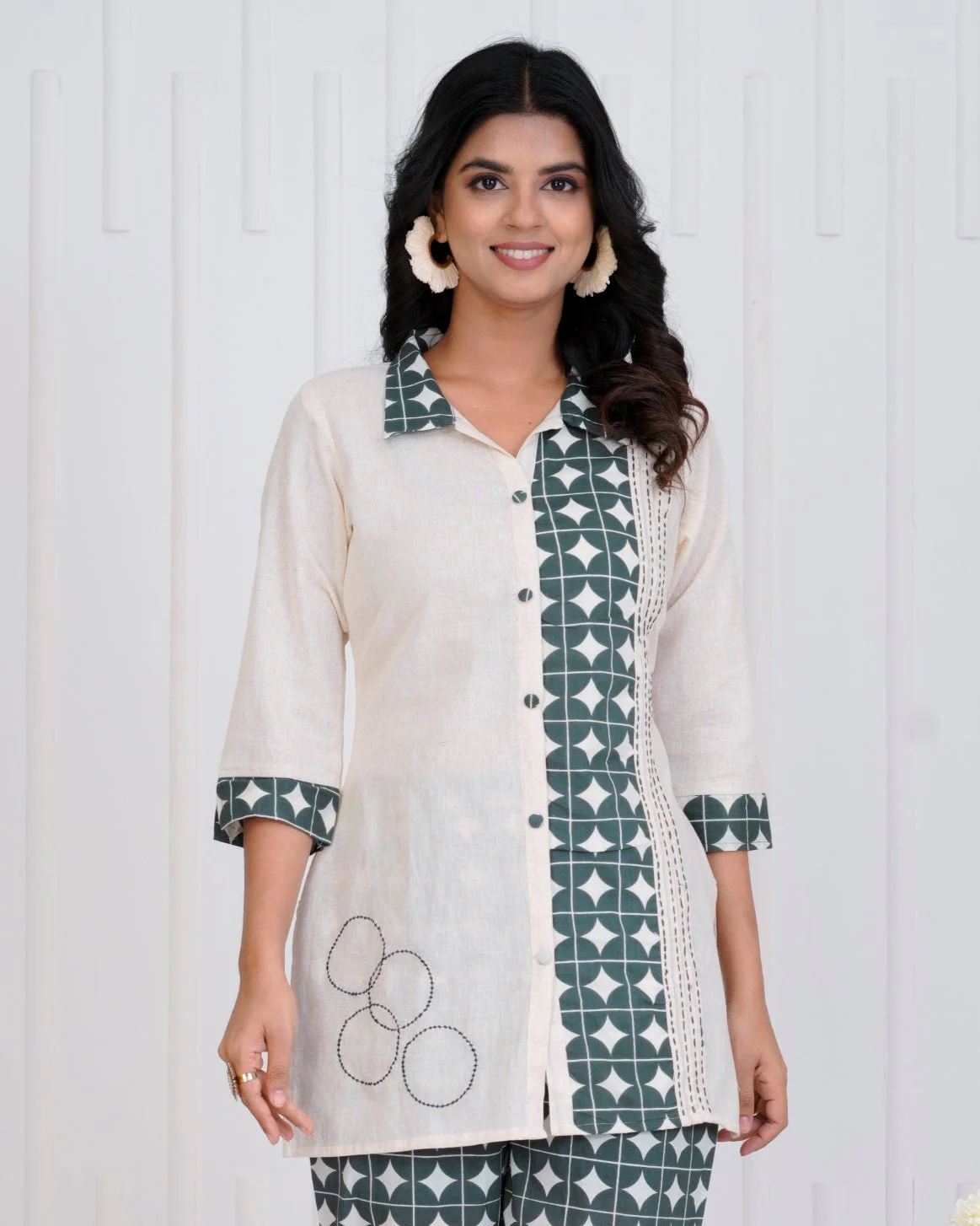 Vibha Peacock Printed Co-ord Set - Image 12