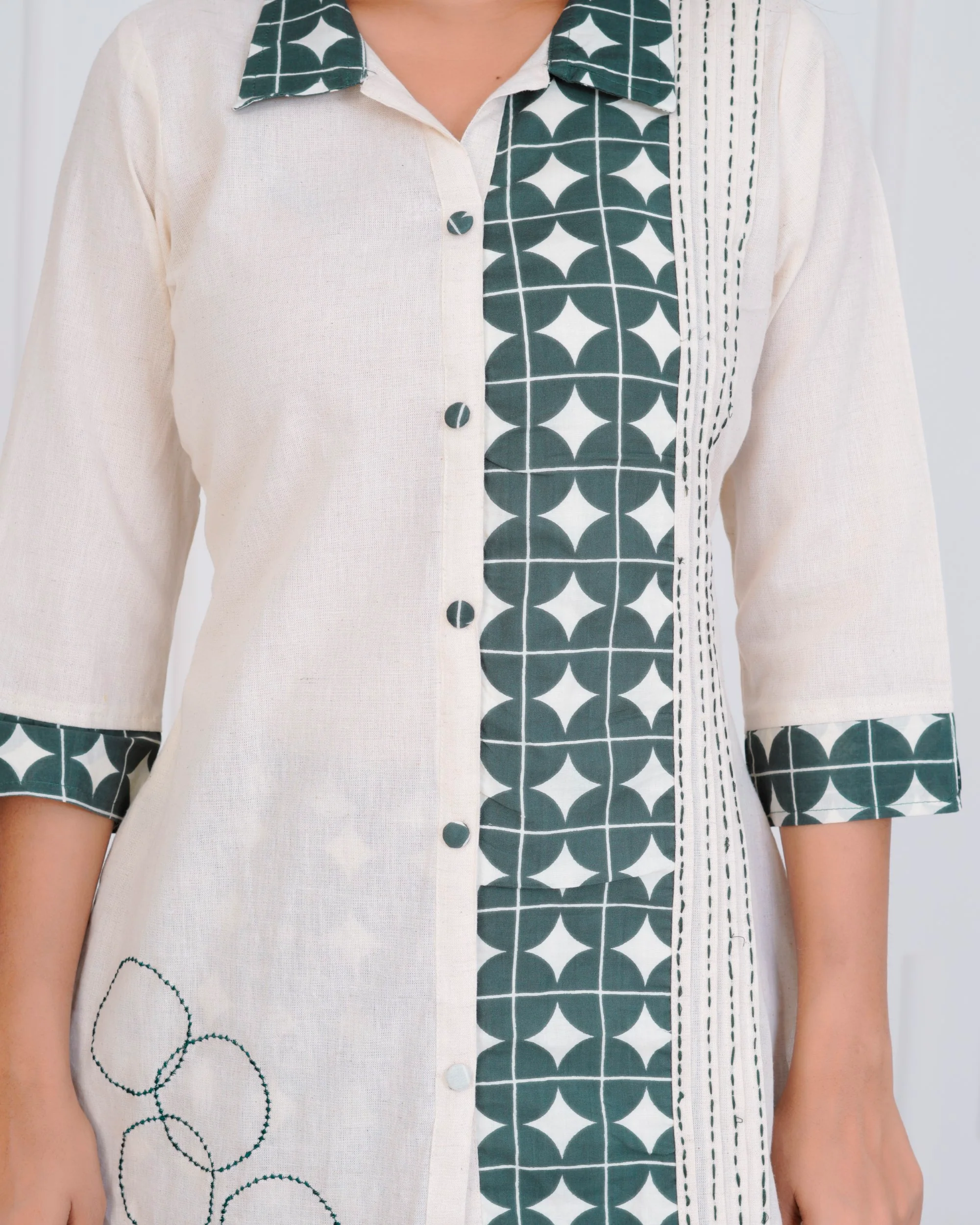Vibha Peacock Printed Co-ord Set - Image 24