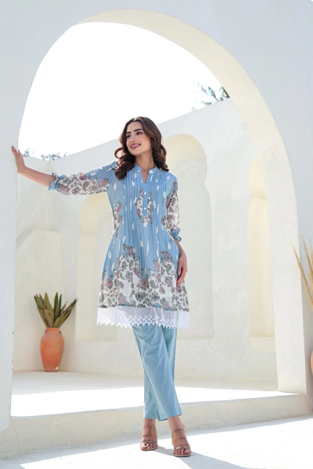 Akira sky Printed cotton co-ord set - Image 3