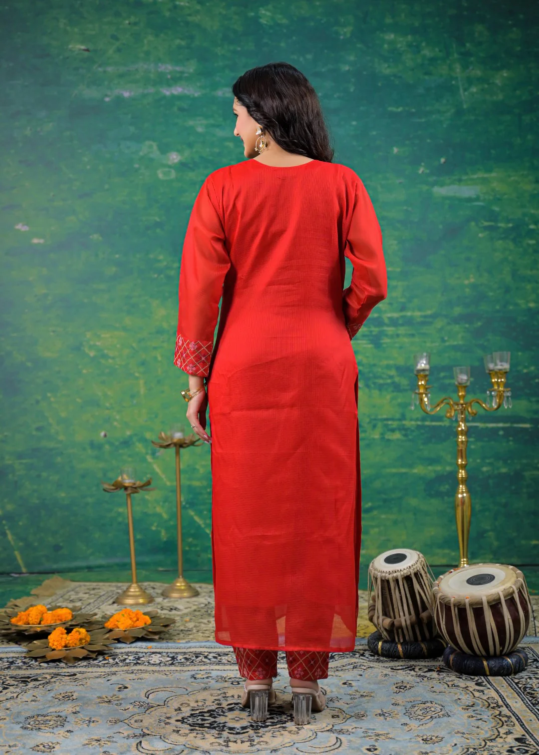 Pankhuri Jasper Embroidered Suit Set - Image 3
