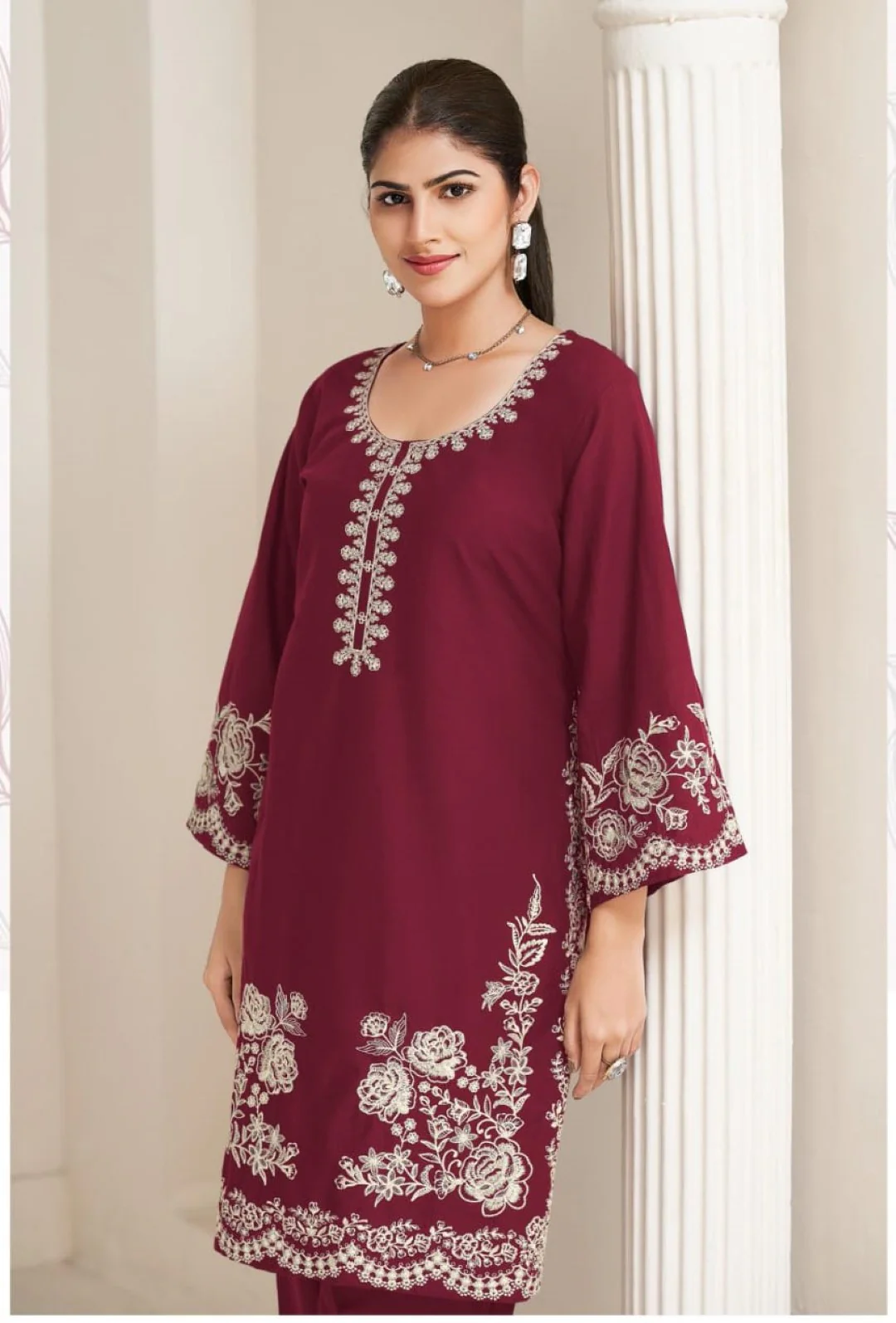 Akon jam embroidery co-ord set - Image 2